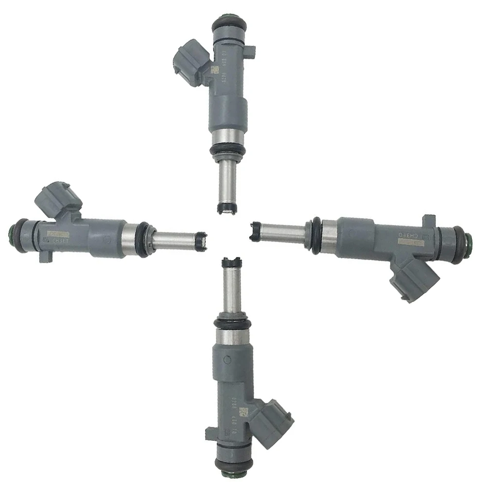 

4 Pcs 16600-EA00A Grey Fuel Injector With 2 Pins For NISSAN FRONTIER 2005-2019 16600EA00A FJ744 1550577 4G1882