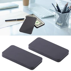 1/2pcs Metal Cash Box Paper Money Sleeves Banknote Holder Cash Storage Solution Tinplate Currency Organizer for Security