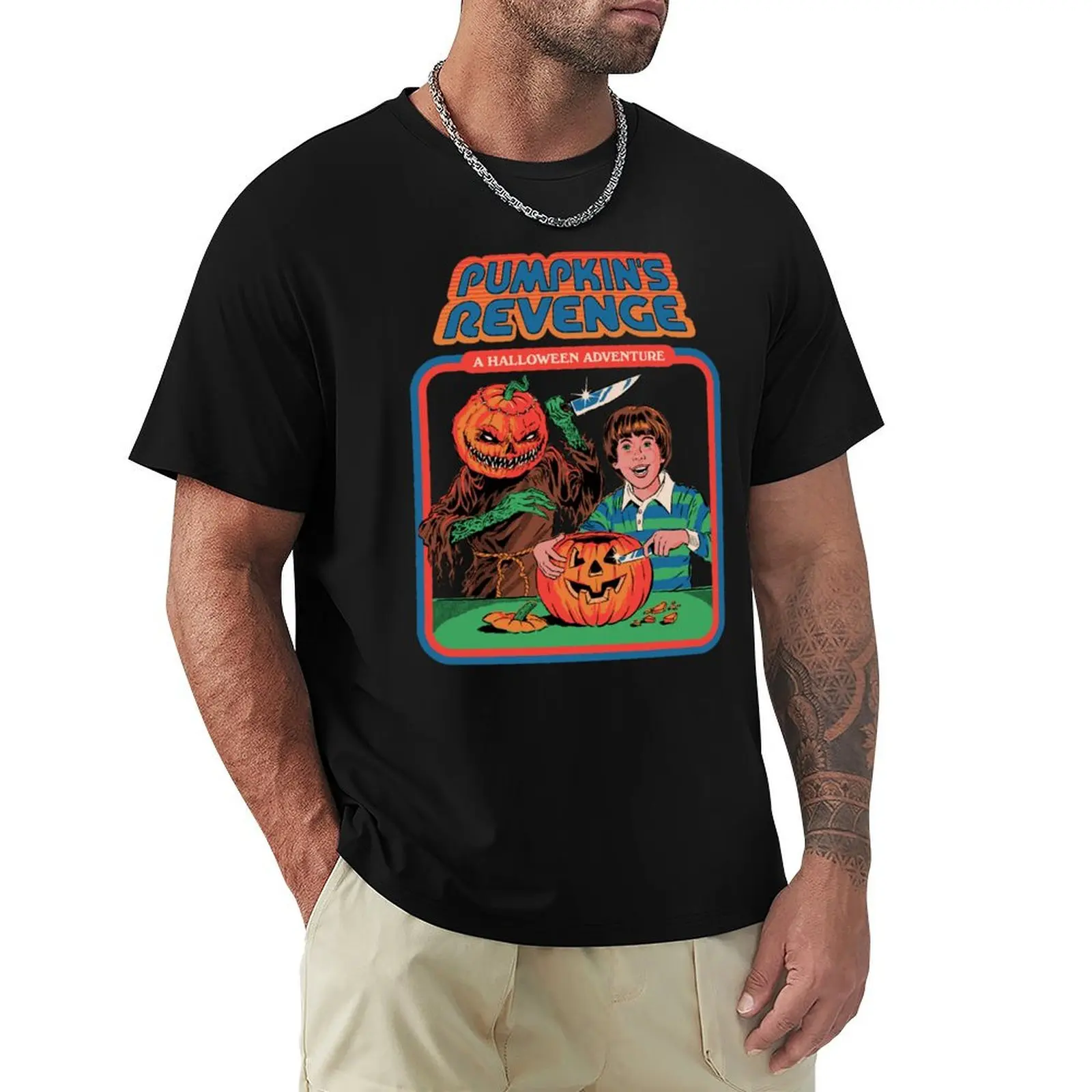 Pumpkins Revenge T-Shirt Lightweight Basic Short Sleeve Shirt