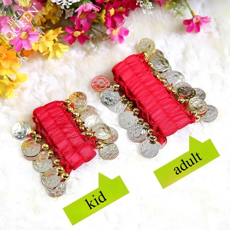 Customized Children's Belly Dance Bracelet Accessories Performance Accessories Handmade Girls Chiffon Bell Bracelet