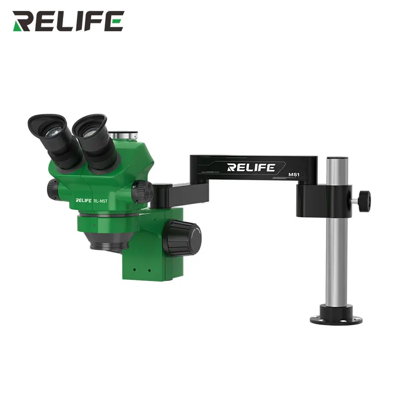 Soporte para microscopio plegable MS1 360 ° ROTATINO Multiángulo Ajustable para Mantenimiento Profesional