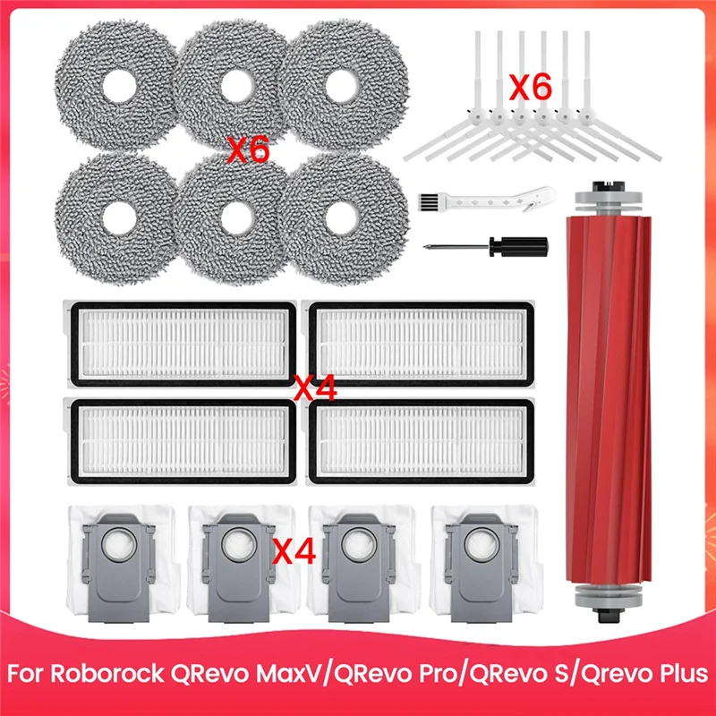 Promotion!High-Quality Replacement Parts For Roborock Qrevo Maxv/Qrevo Pro/Qrevo S/Qrevo Plus Vacuum Cleaner;