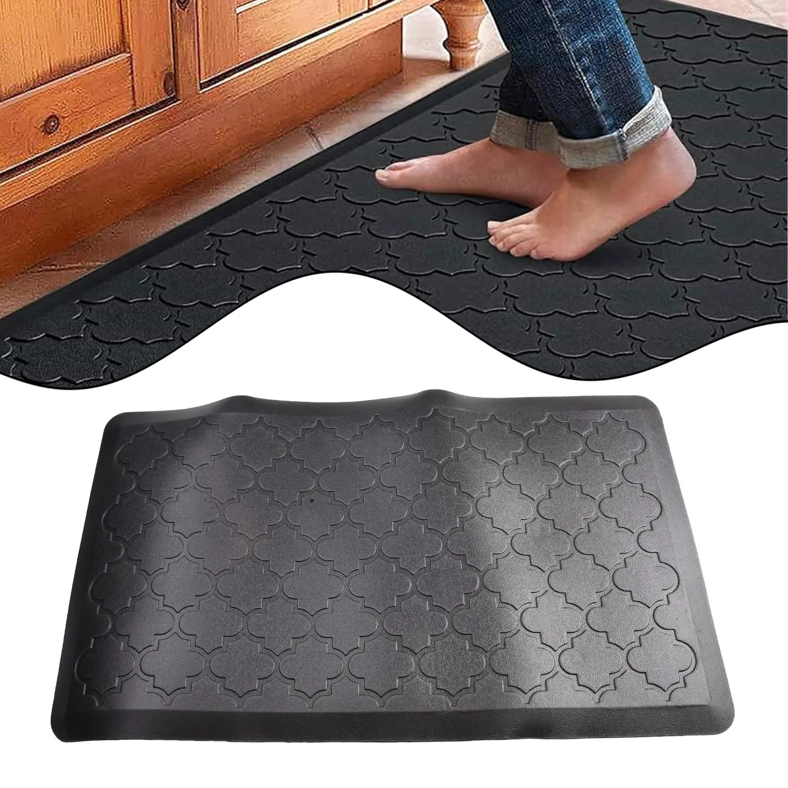 

Антиусталостный коврик с амортизацией, высококачественный прочный материал, улучшающий кровообращение