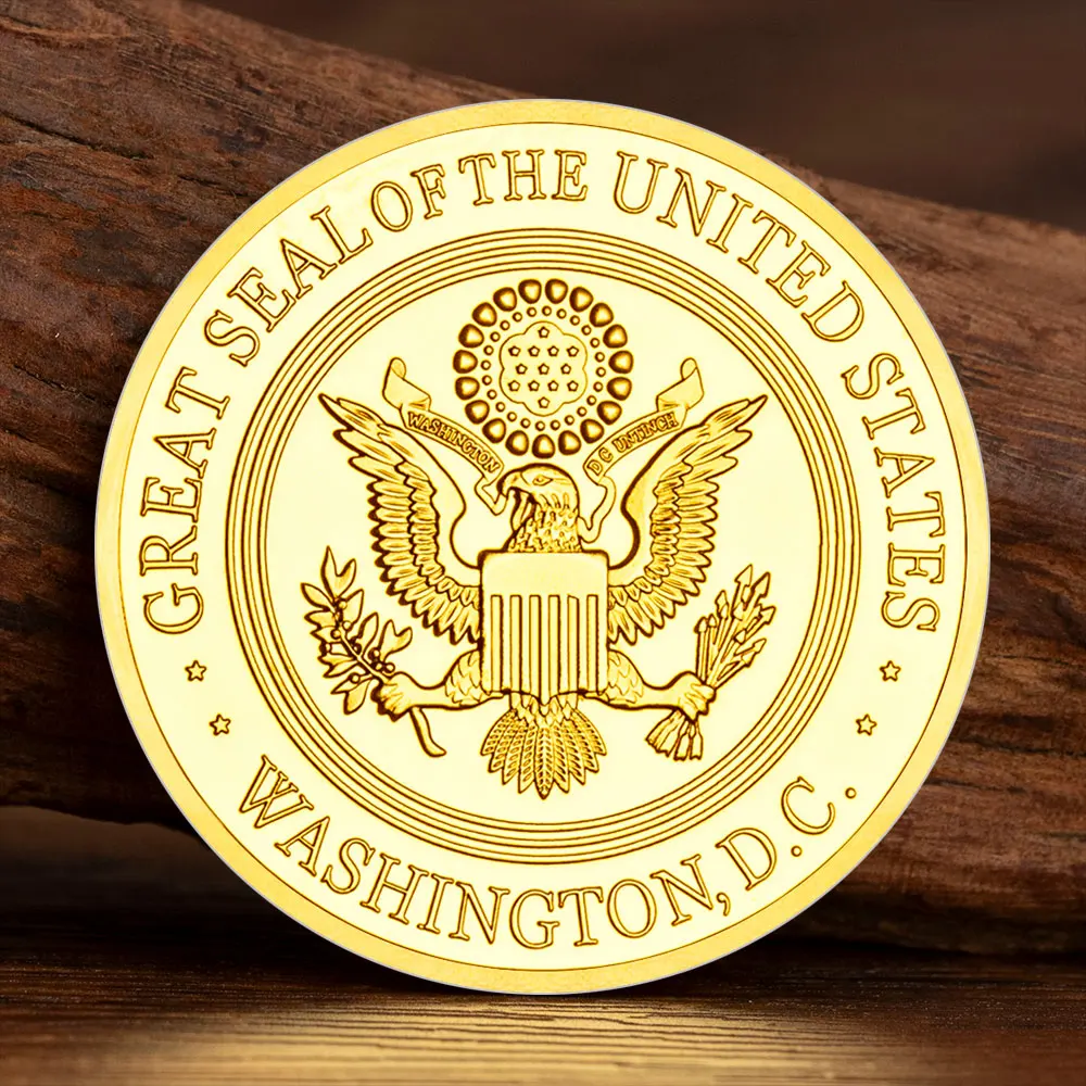 United States Marine Corps Souvenir Coin Semper Fidelis Collectible Coins Veterans Commemorative Gift
