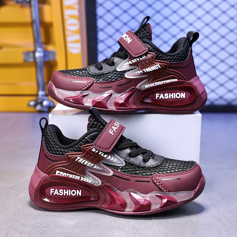 

Summer Single Net Breathable Children's Sports Shoes Fashion Boys Kids Flats Running Shoes Trendy Child School Student Sneakers