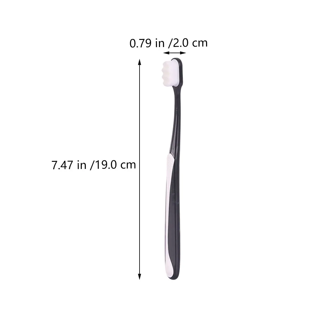 

4pcs Adult Large Head Soft Bristles Toothbrush al Cleaning Brushes Family Daily Necessity Dental