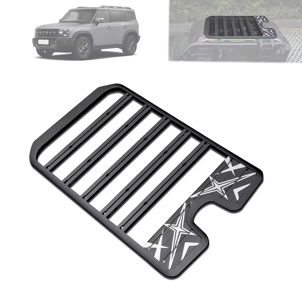 Auto Spare Parts 4x4 Car Body Kit Ladder Luggage Roof Rack For Jetour Traveller T2 Accessories