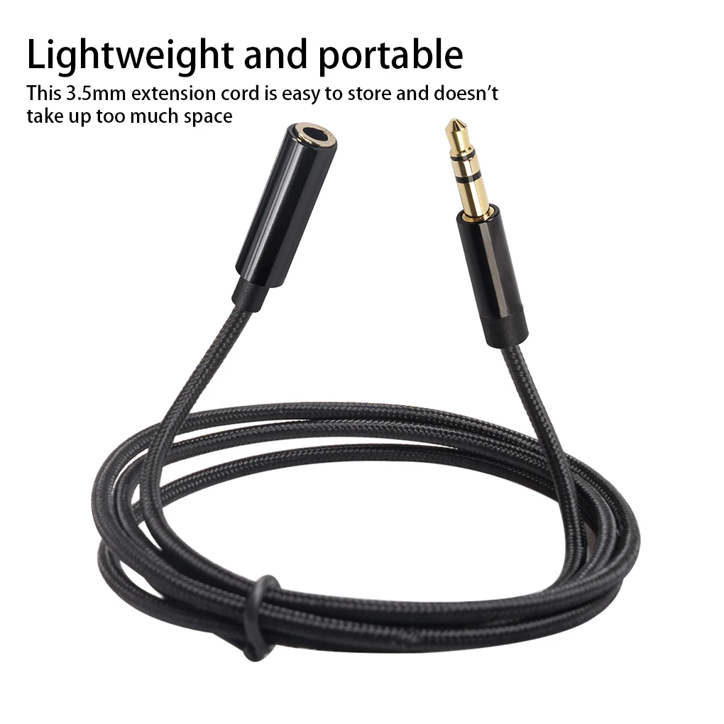 Audio Extension Cable 3 5mm Male to Female Adapter Converter Conversion Connector Sound Equipment Replacing Parts