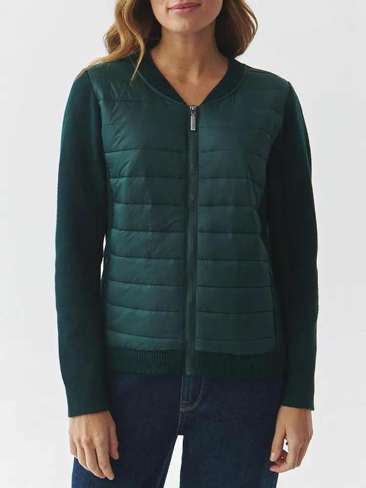 

Superb Value Warm Windproof Mixed Material Airy Outerwear Knitted Sweater Thi Women's New Home KF788 Casual Straight Cotton...