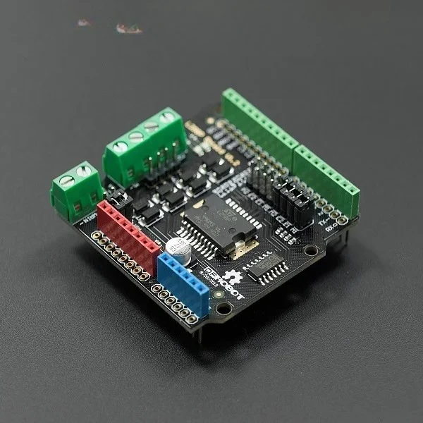 

DFRobot L298 Arduino control board expansion board 2A high current dual channel DC motor drive