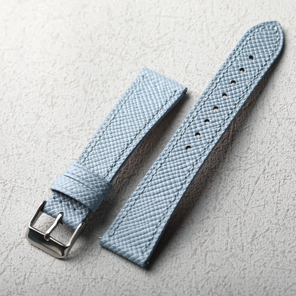 Handmade Palm Patterned Cowhide Strap 18MM 19MM 20MM 21MM 22MM Vintage Leather Strap Suitable For Thin Antique Watch Straps