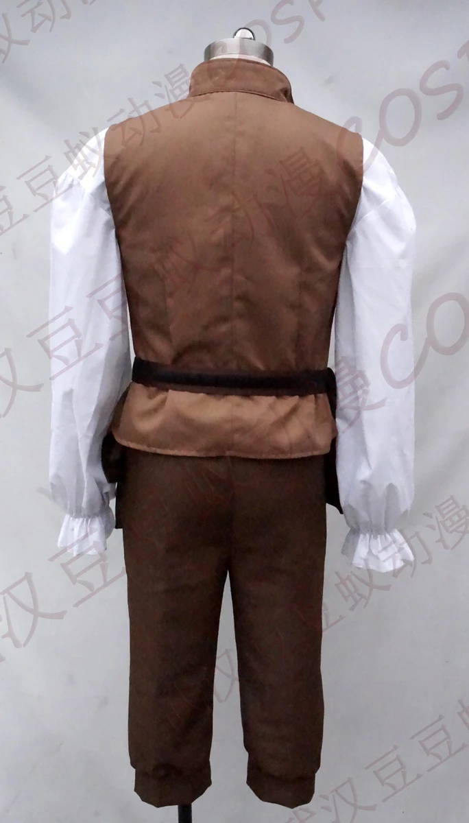 Free Shipping Gaston Costumes Movie Beauty and the Beast Cosplay  Anime Party Halloween Carnival Costume