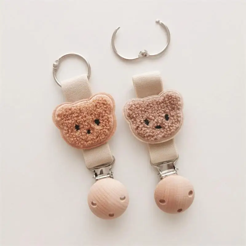 

39BB Cartoon Bear Hat Clip Outdoor Hat Windproof Hat Clip Prevent Being Lost for Fishing Hiking Travel Climbing Tool