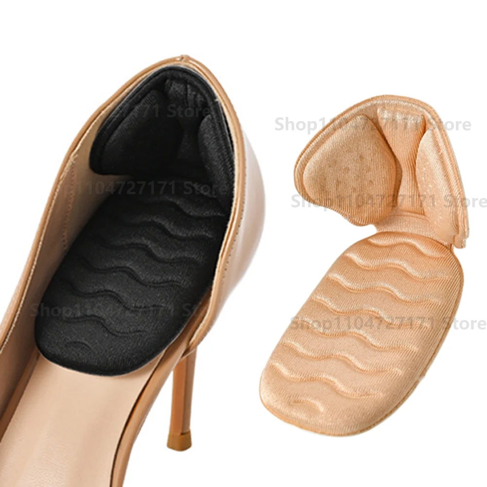 Shoe Heel Stickers Sneakers Heel Pads for Shoes too Big Size Reducer Foot Pads High Heels Pain Relief Insoles Self-adhesive