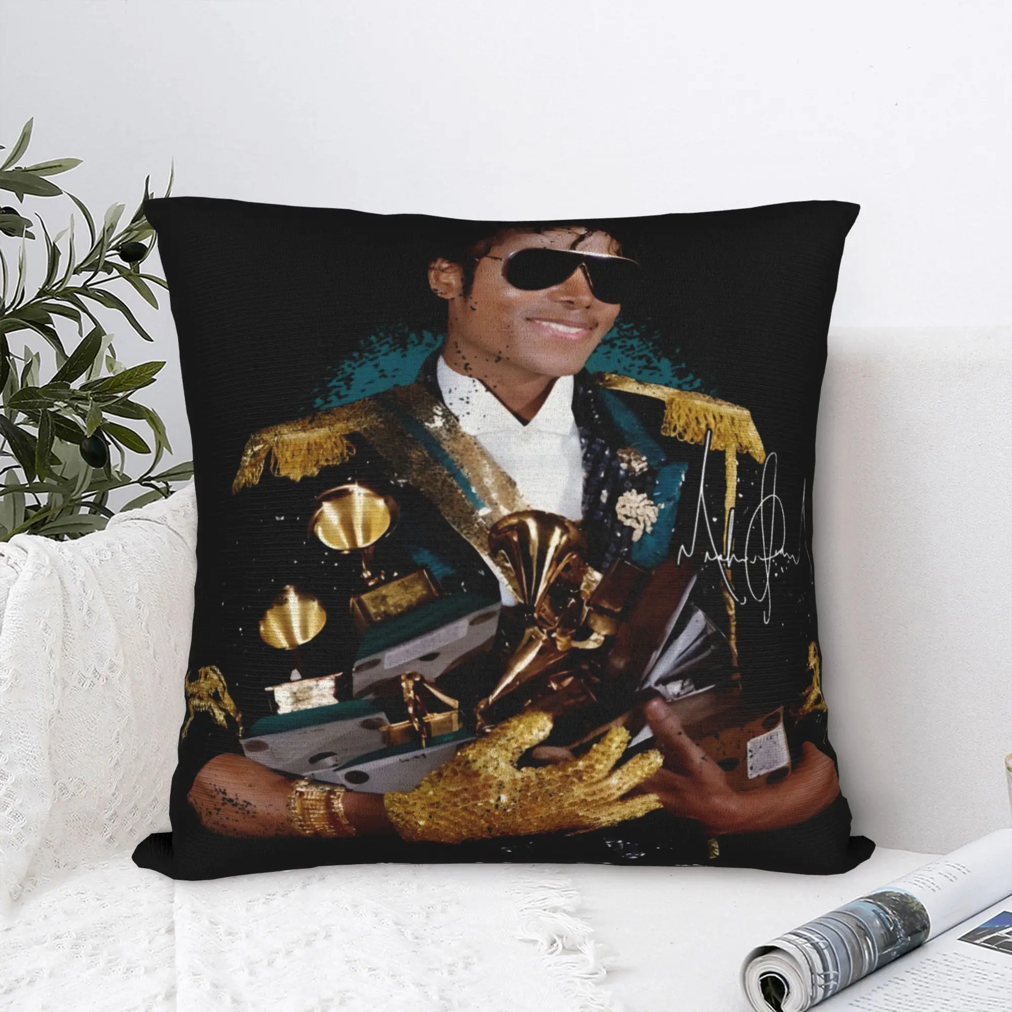 Michael Jackson Greatest Hit Mt Pillow Case  Soft Pillow Cover For Sofa Home Decoration Novelty Pillowcases