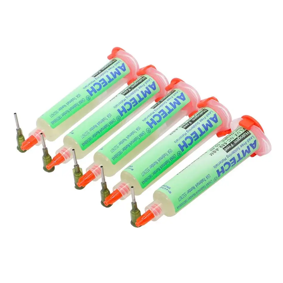 100% low-smoke NC-559-ASM flux 10pcs cleaning-free AMTECH BGA 559 Send commonly station booster flux used soldering