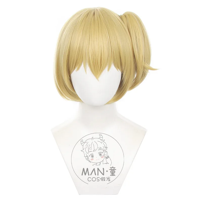 هايكيو!! Kiyoko Shimizu شعر مستعار تأثيري الشعر القصير محاكاة فروة الرأس النمر كليب ذيل حصان هالوين