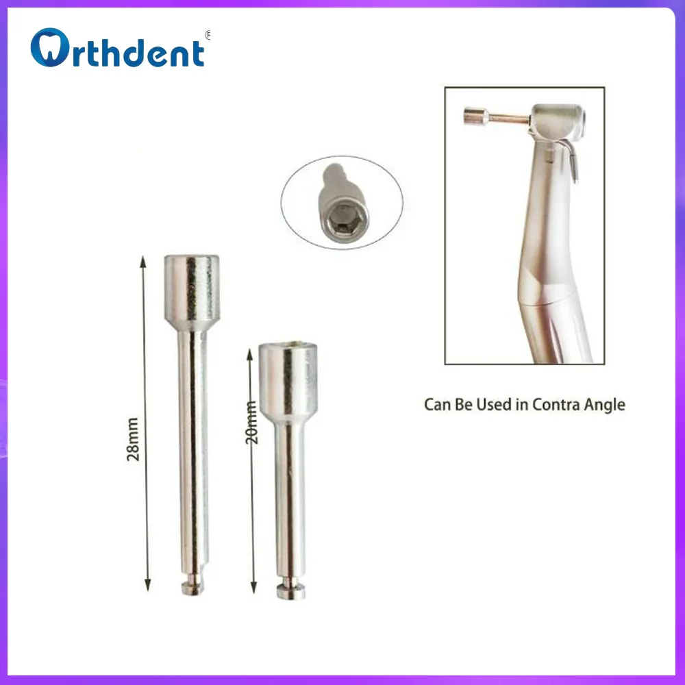 1Pc Dental Implant Mini Screw Orthodontic Adaptor Hexagonal Small Short Stem Key Surgery Tools For Dentistry Low Handpiece