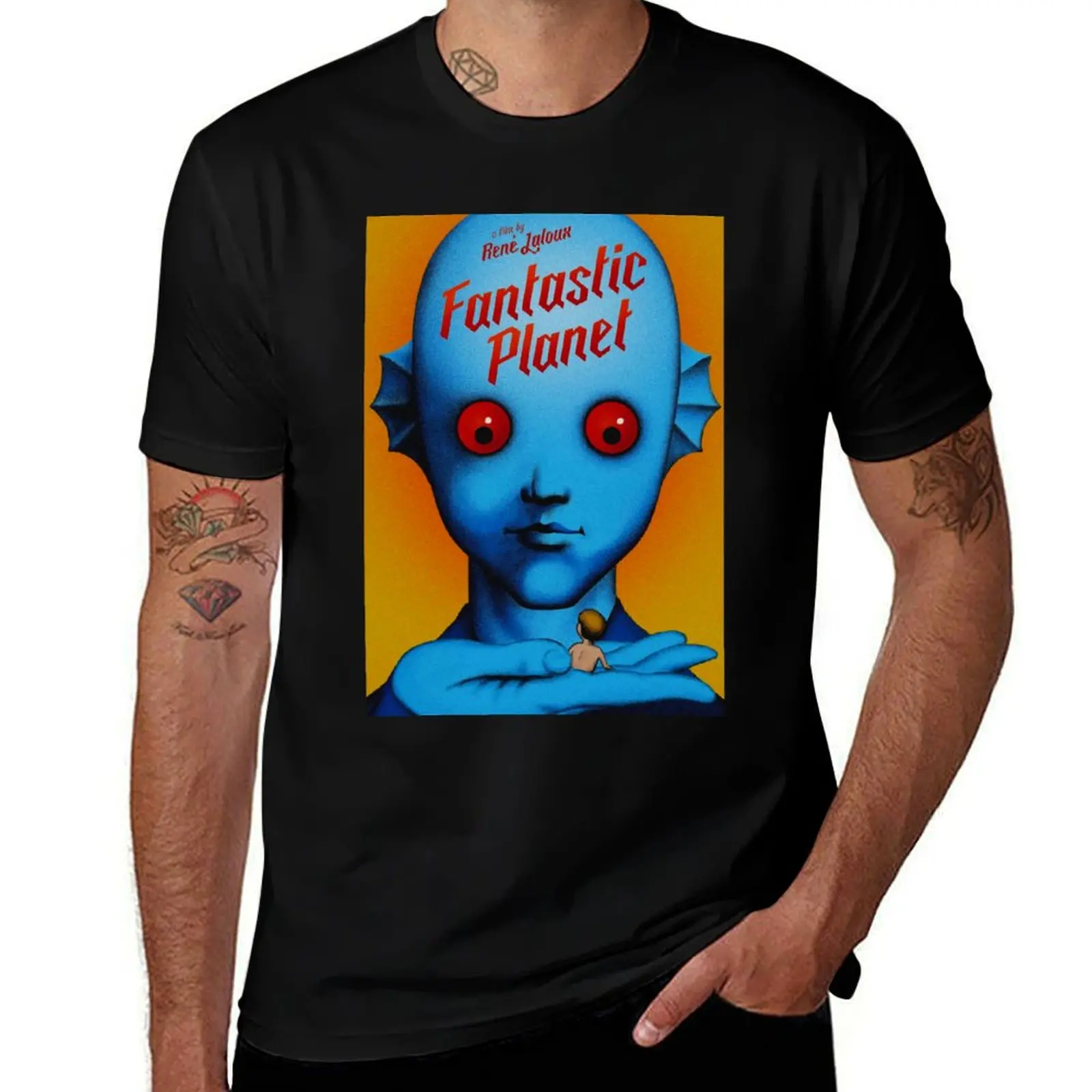 

FANTASTIC PLANET MOVIE T-Shirt t shirts for man graphic vintage t shirt for man 100 percent cotton T-Shirt