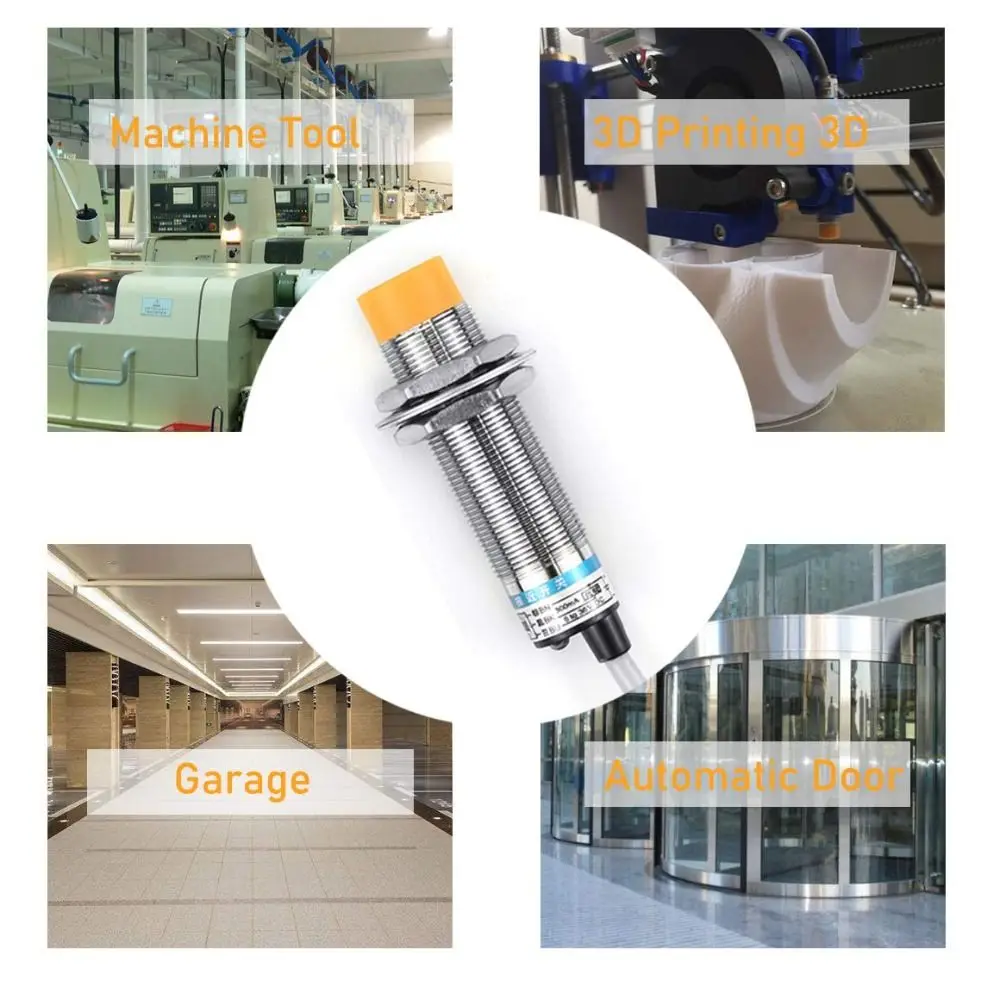 High-quality 8mm Detecting Distance Inductive Proximity Switch Approach Sensor NPN NO DC 6-36V DC 3 Wire Type Cylinder Type