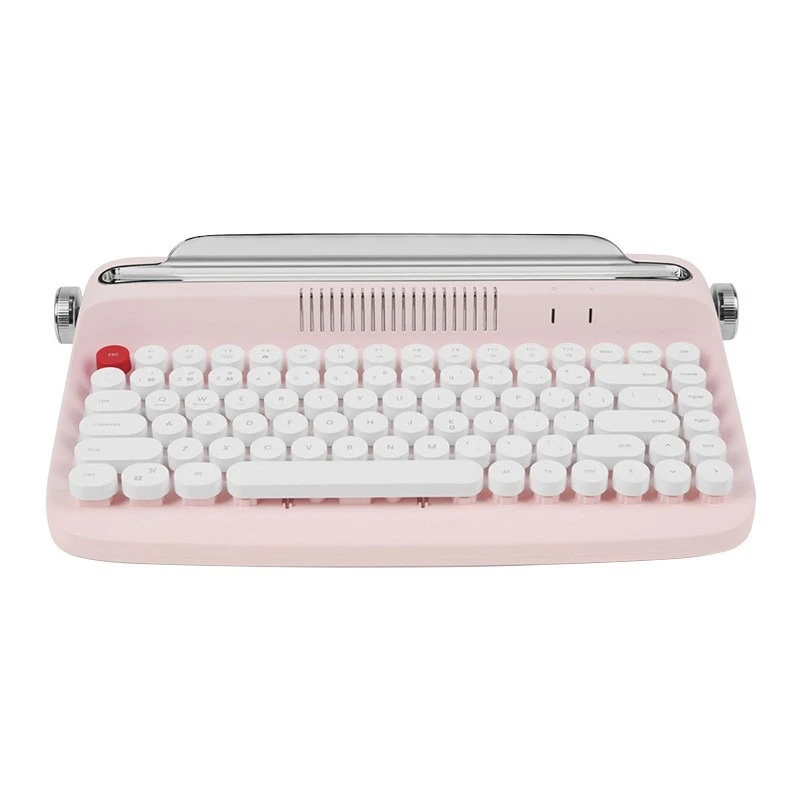 

Bluetooth Wireless Keyboard B303 Office Typewriter Tablet with Stylish Retro Round Keycaps