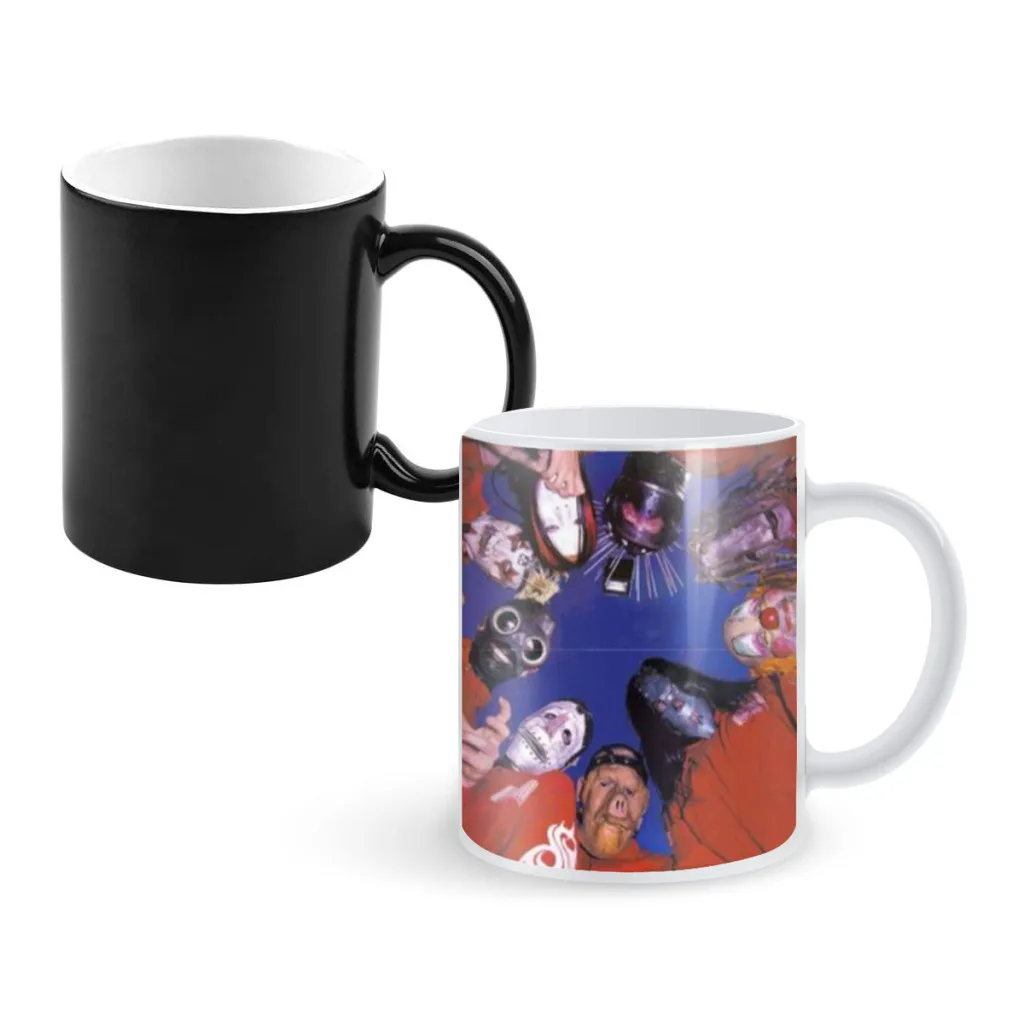 Classic Heavy Metal Rock S-Slipknot Coffee Mugs And Mug Creative Color Change Tea Cup Ceramic Milk Cups Novelty Gifts