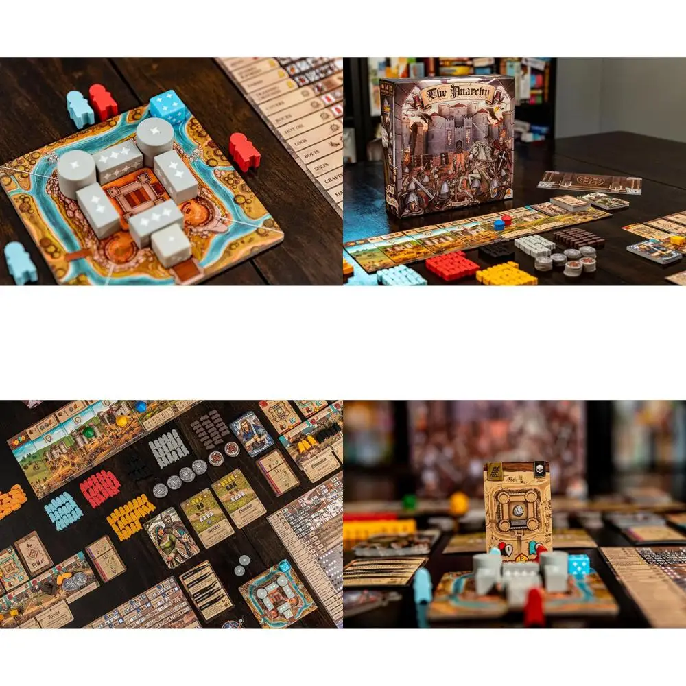 

Средневековые Realms: Conquer, Defend and Wage War — стратегическая настольная игра для детей 13+, 1–4 игроков