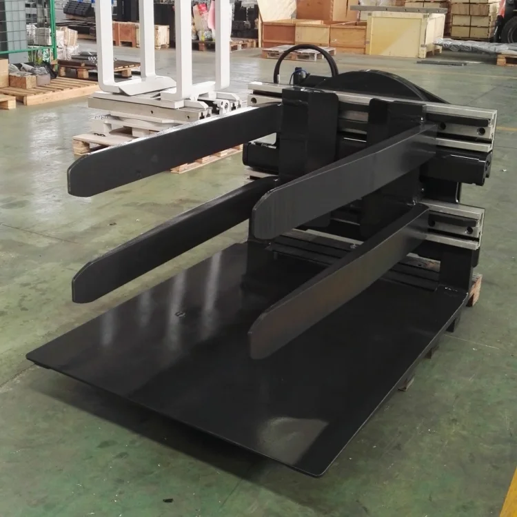 Forklift Attachment Turnaload Clamp For The Straightforward And Safe Emptying Of Various Transport Containers