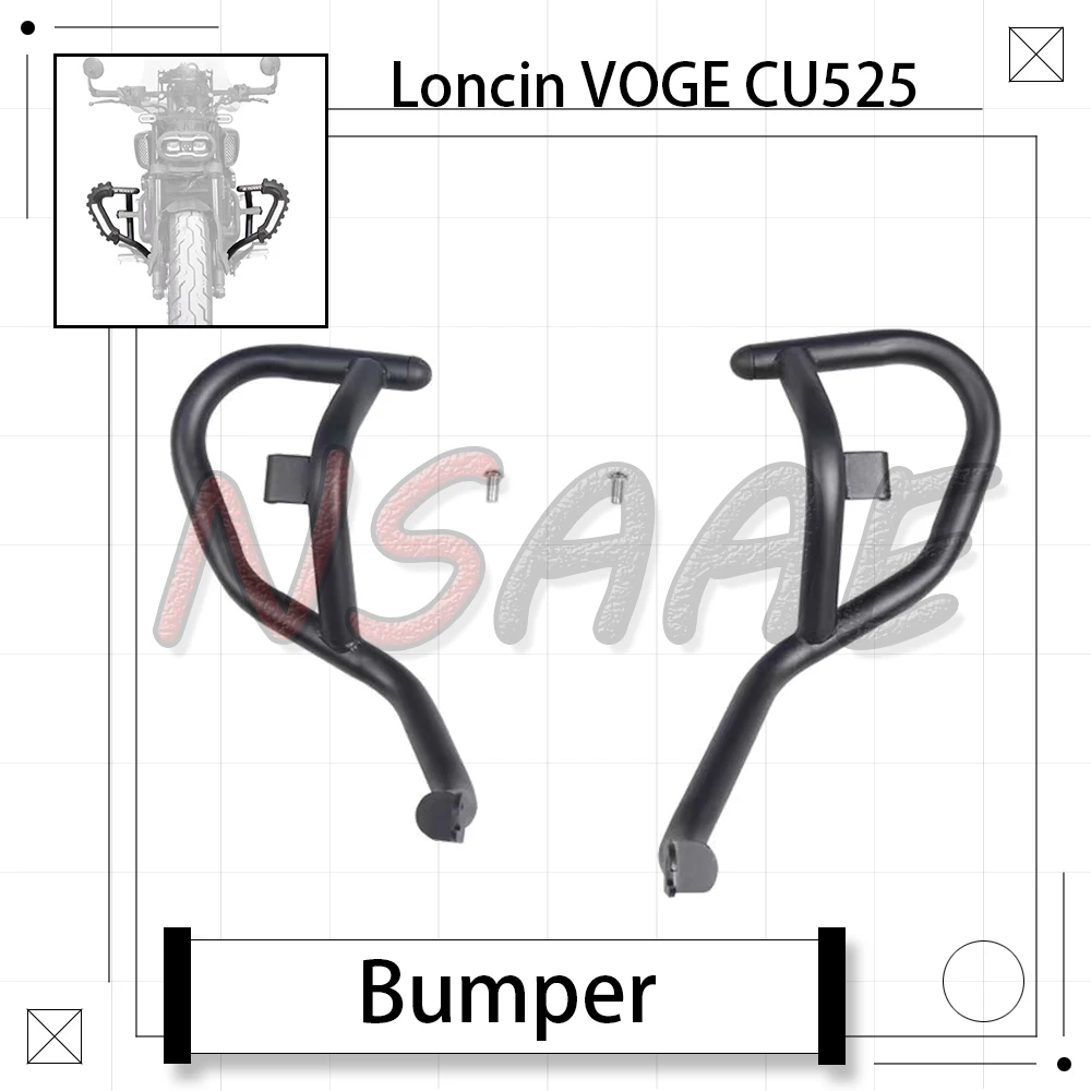 

For Loncin VOGE CU525 525CU 525 CU Motorcycle Bumper Front Guard Bar Anti-fall Protection Anti-collision Guard Bar LX500-3A