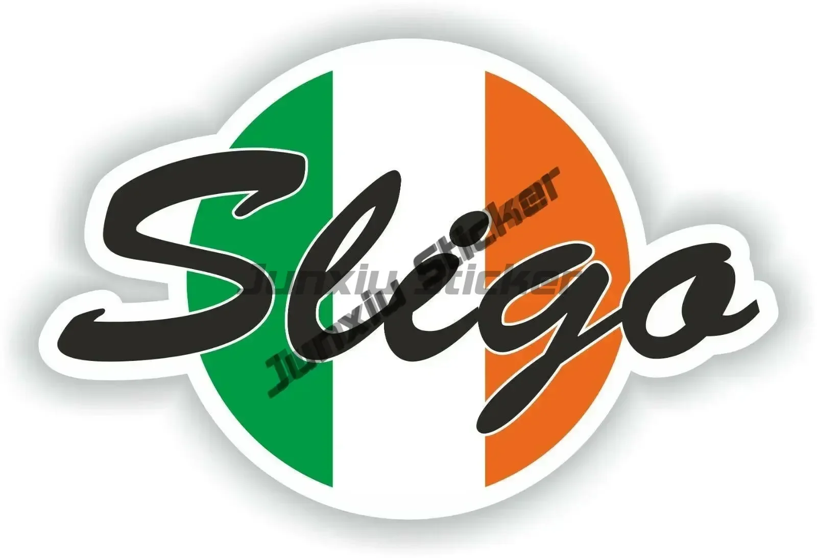 Irlanda tricolor trevo retro bandeira nacional escudo adesivo brasão de armas irlandês mapa vinil à prova de riscos pvc adesivo acessórios