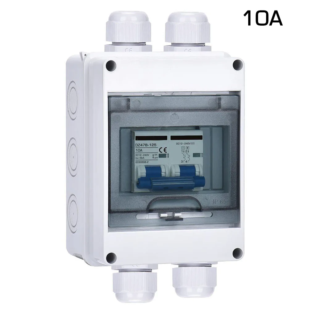 مفتاح عازل مرن مع قاطع دائرة DC12240V لصندوق قطع الاتصال الكهروضوئي في أنظمة الألواح الشمسية المتصلة بالشبكة