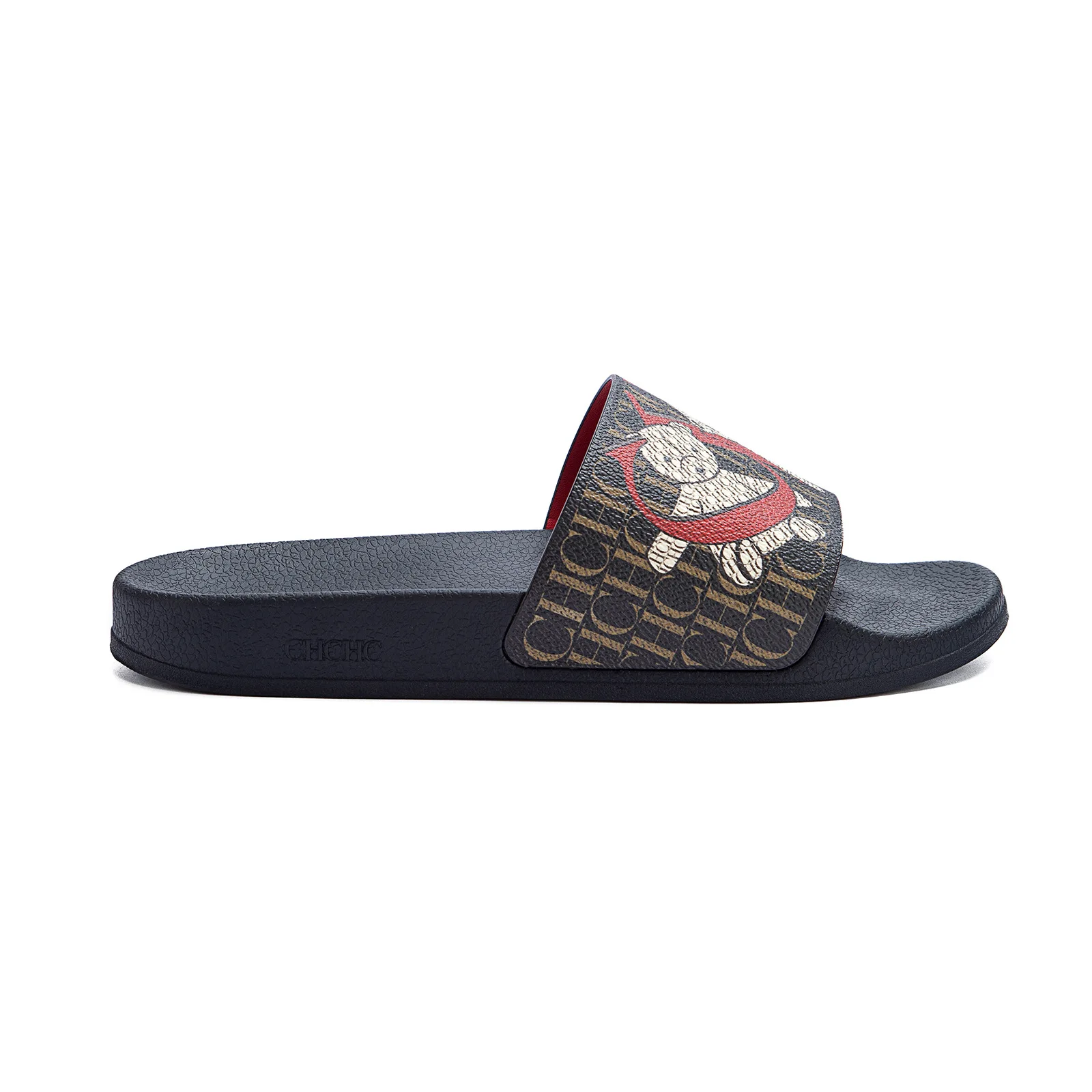 CHHC Female Flip Flops Letter Printing Multi Scene Silicone Beach Slippers Waterproof Summer Outdoor Sandals