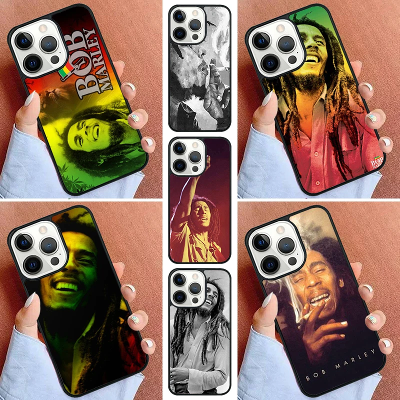 Coque bob marley rasta lion reggae Phone Case For iPhone 16 15 14 Pro max 11 13 12 Mini Max SE 2020 6S 7 8 Plus Cover Capa