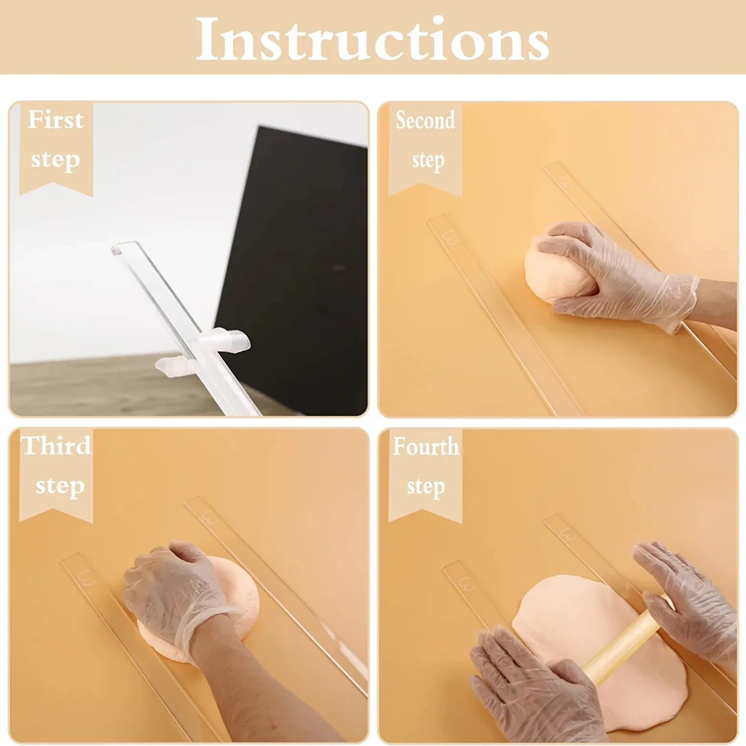 2 adet mutfak derinlik kılavuz - Fondant Smoother Set incelemesi ve fiyatı