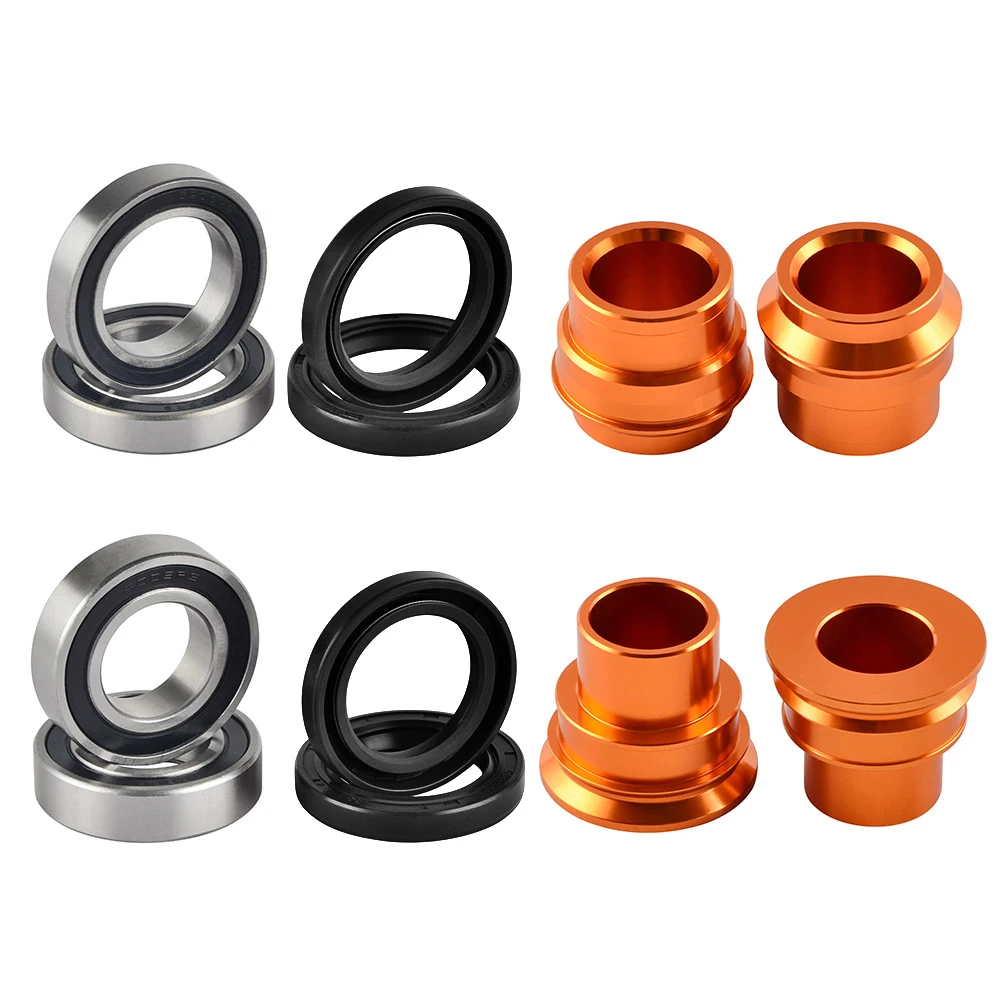 For KTM EXC 300 17-23 Front Rear Wheel Spacer Bearing Seal 125 150 200 250 300 350 400 450 500 XC-W EXC EXC-F 2017-2023 2022