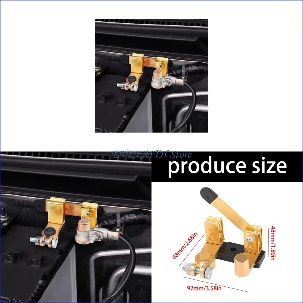 

124B 12V 24V Energy Power Shutoff Tool for 15-17mm Negative Terminal Car Marine Power Battery Disconnect Switches