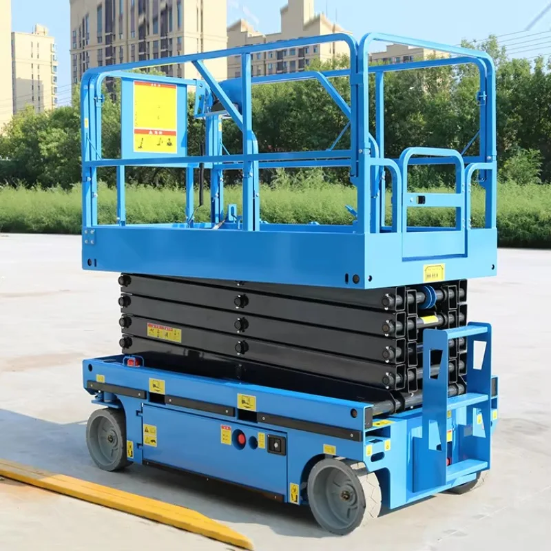 Stationary Hydraulic Scissor Lift Table 1000-2000kg Heavy Duty Cargo Lift Platform for Warehouse Material Handling