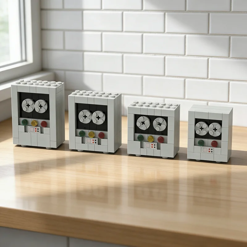 318pcs MOC PCS308 Magnetic-Tape Drive Computers Space Classic Space Model Building Blocks Christmas Gifts Construction Toy 3D