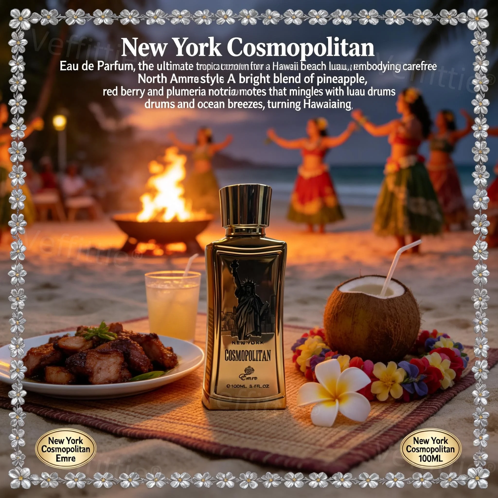 

Festive Party Bold Woody Fragrance 100ml, bitter orange coriander top, labdanum geranium mid, patchouli cedar base