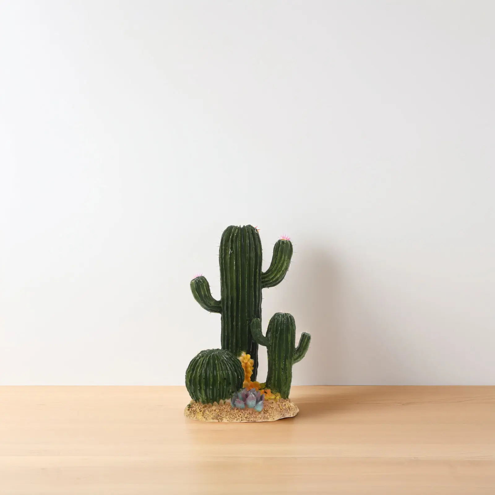 Artificial Cactus Plant Large Succulent Desert Decor for Reptile Turtle Lizard Habitat Terrarium Faux Cactus Fish Bowl Decor - view 4