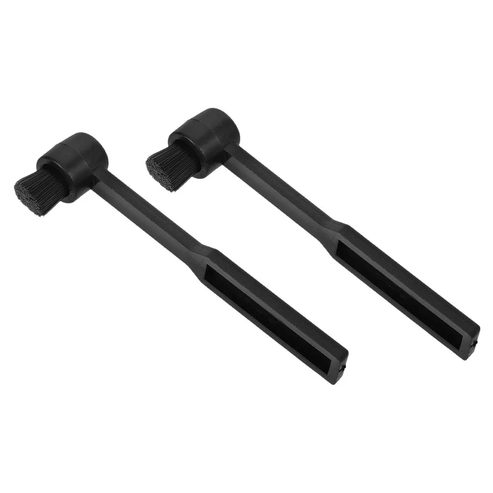 

2pcs Vinyl Record Cleaning Brush Fibers Turntable Stylus Cleaner Phonograph Needle Antistatic Dust Removal Retro Design