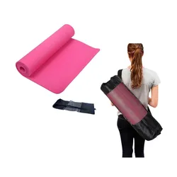 80cm zaino da palestra nero borsa per tappetino da Yoga zaino impermeabile in rete borsa da Yoga borsa da Pilates tracolla regolabile strumento sportivo convenienza