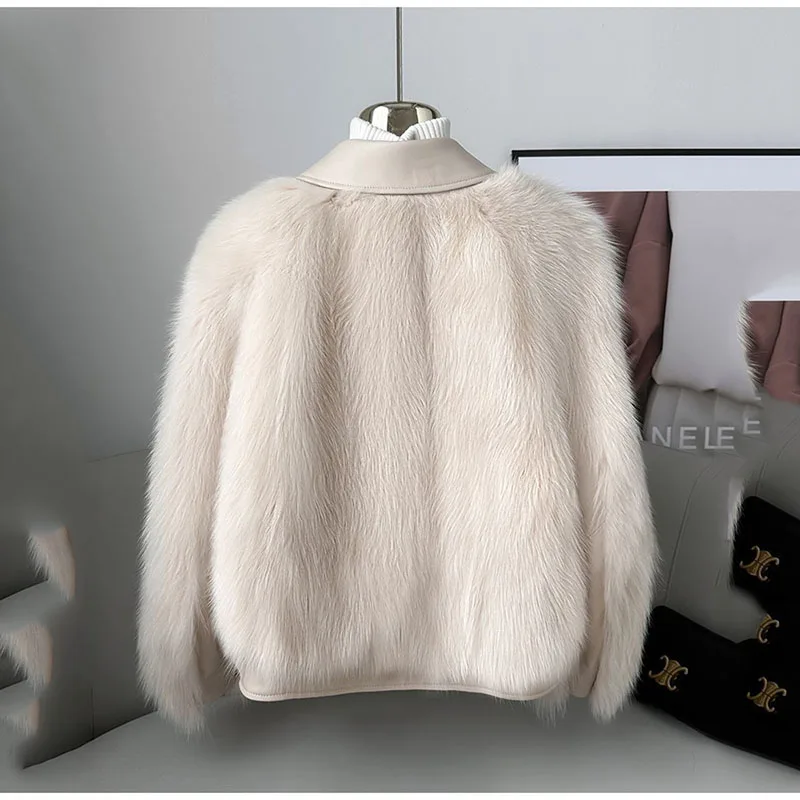 2024 New Temperament Imitate Fur Coat Women Young Short Temperament Ladies Autumn And Winter Mao Mao Coats Female Jacket