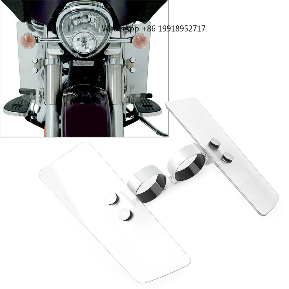Motorbike Clear Fork Deflectors Windscreen Universal For Yamaha 1999-2014 for Yamaha XV1600 Road Star Classic XV950 V-Star