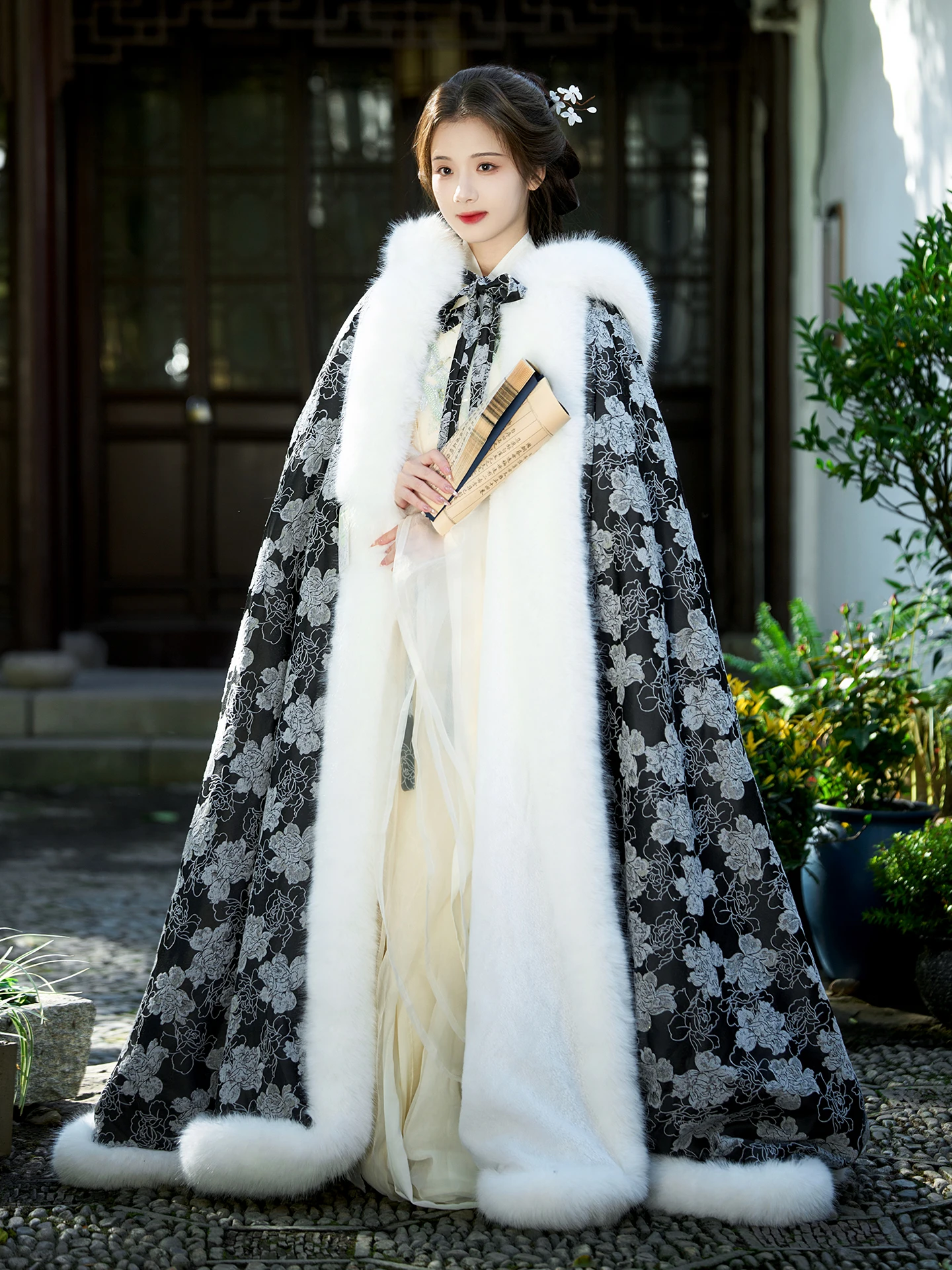 xiluosi-bla-–-costume-chinois-ancien-pour-femme-manteau-d'hiver-avec-capuche-grande-cape-traditionnelle-pour-spectacle-sur-scene