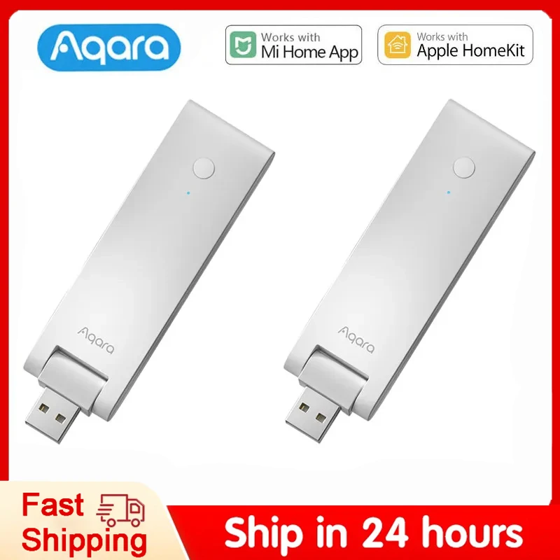 AQARA Smart Home E1 Gateway Zigbee Aqara USB Port Mini Hub Wireless Connect Remote App Control For Xiaomi MIHOME Apple Homekit