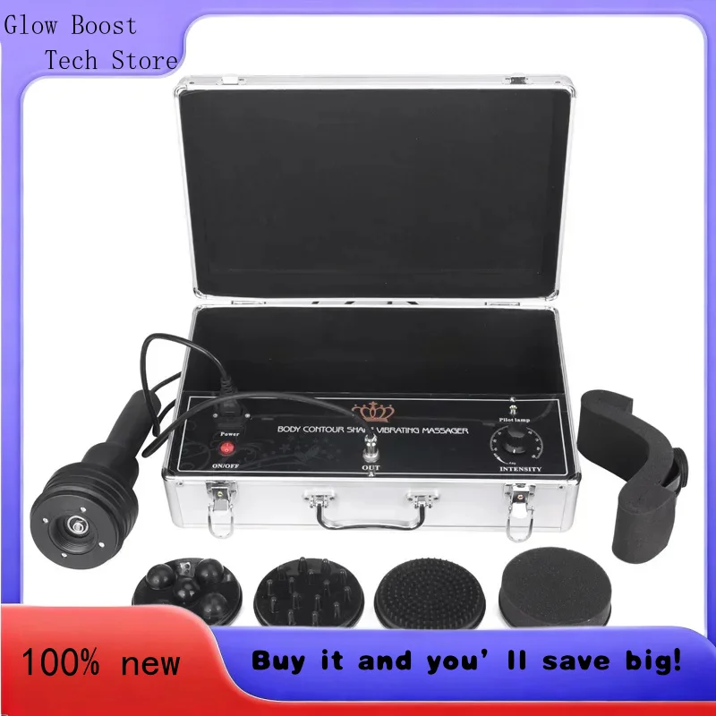 

Портативный чемодан Glow 5 в 1, фитнес G5, вибрационный массажер от целлюлита, для похудения, для похудения, для похудения, вибрация жира