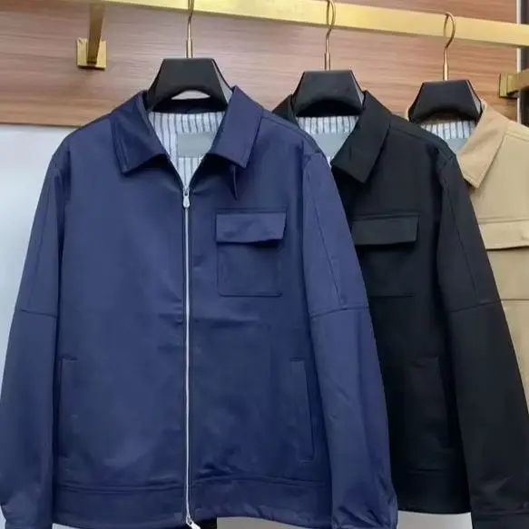 سترة BC 25FW ذات طية صدر السترة من القطن المزج #1