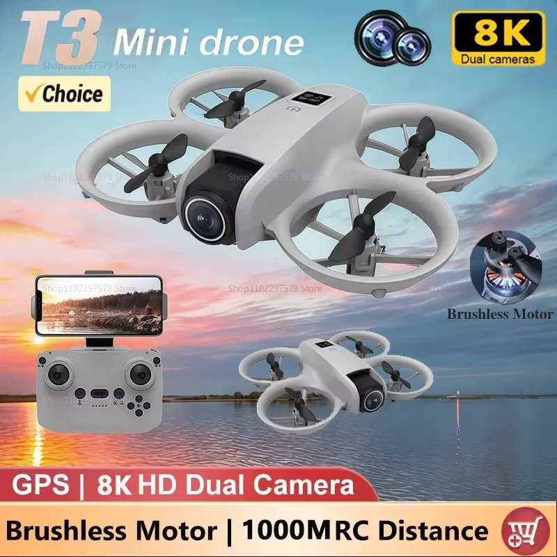 8K HD 카메라 드론 GPS 5G WiFi FPV 장애물 회피 자동 복귀 접이식 RC 쿼드콥터 성인 초보자용 RC 비행기 장난감