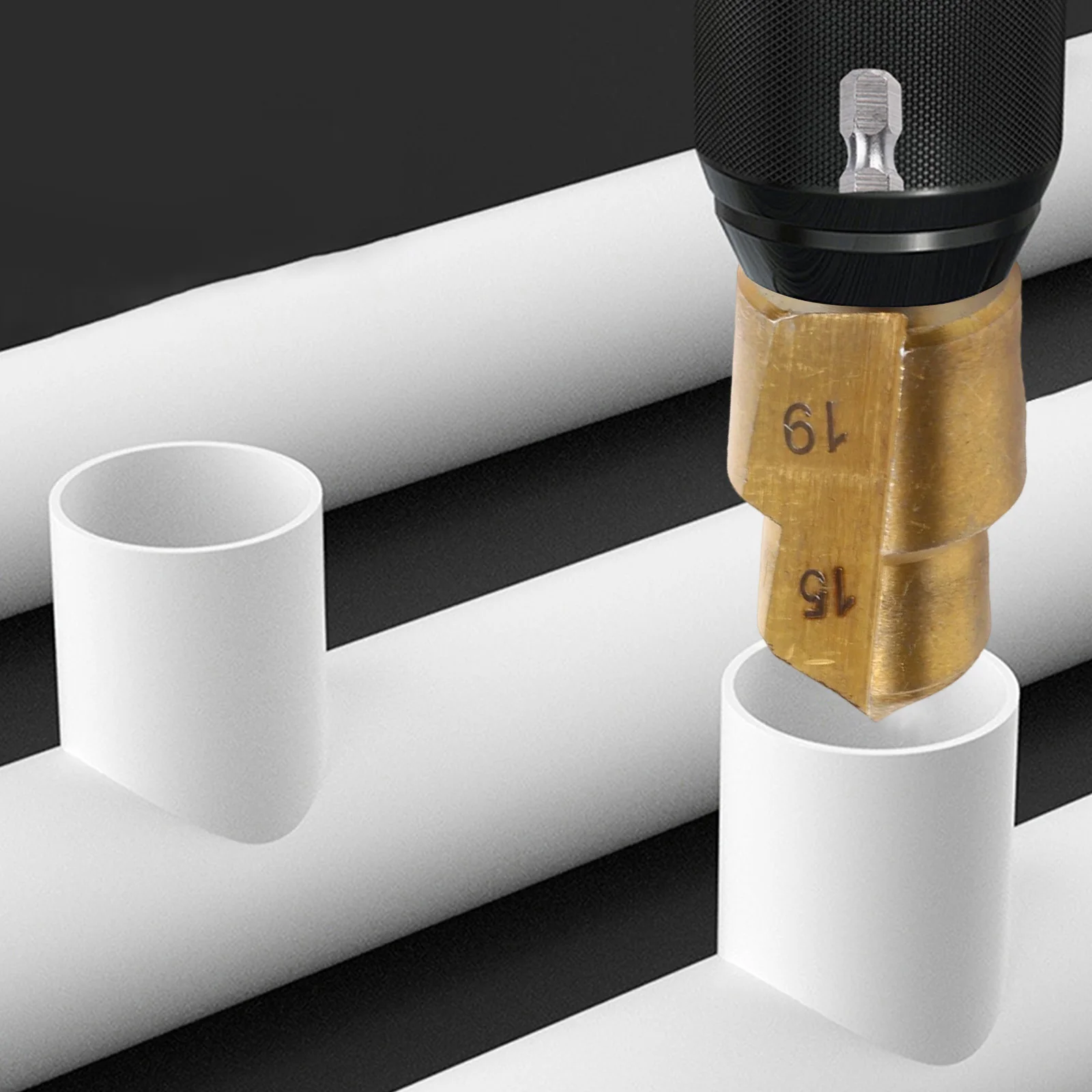 Hexagonal Shank Electric Drill Adapter For DIY Projects 1 2 Inch Water Pipe 20mm Drill Bit 3 4 Inch Water Pipe